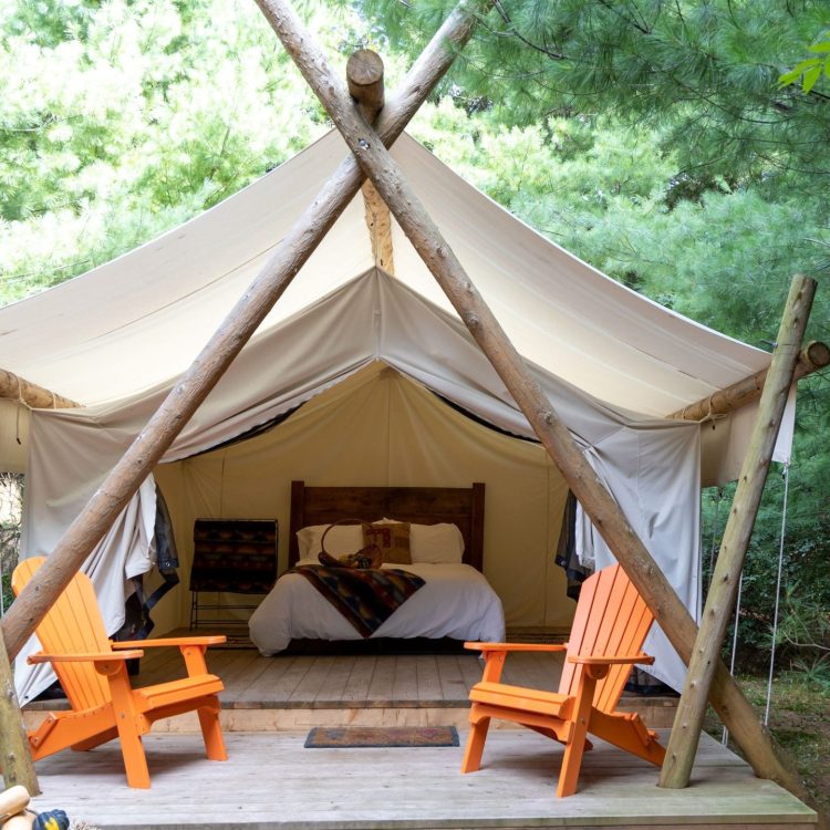 Glamping Tent Exterior Glamping Tent Exterior